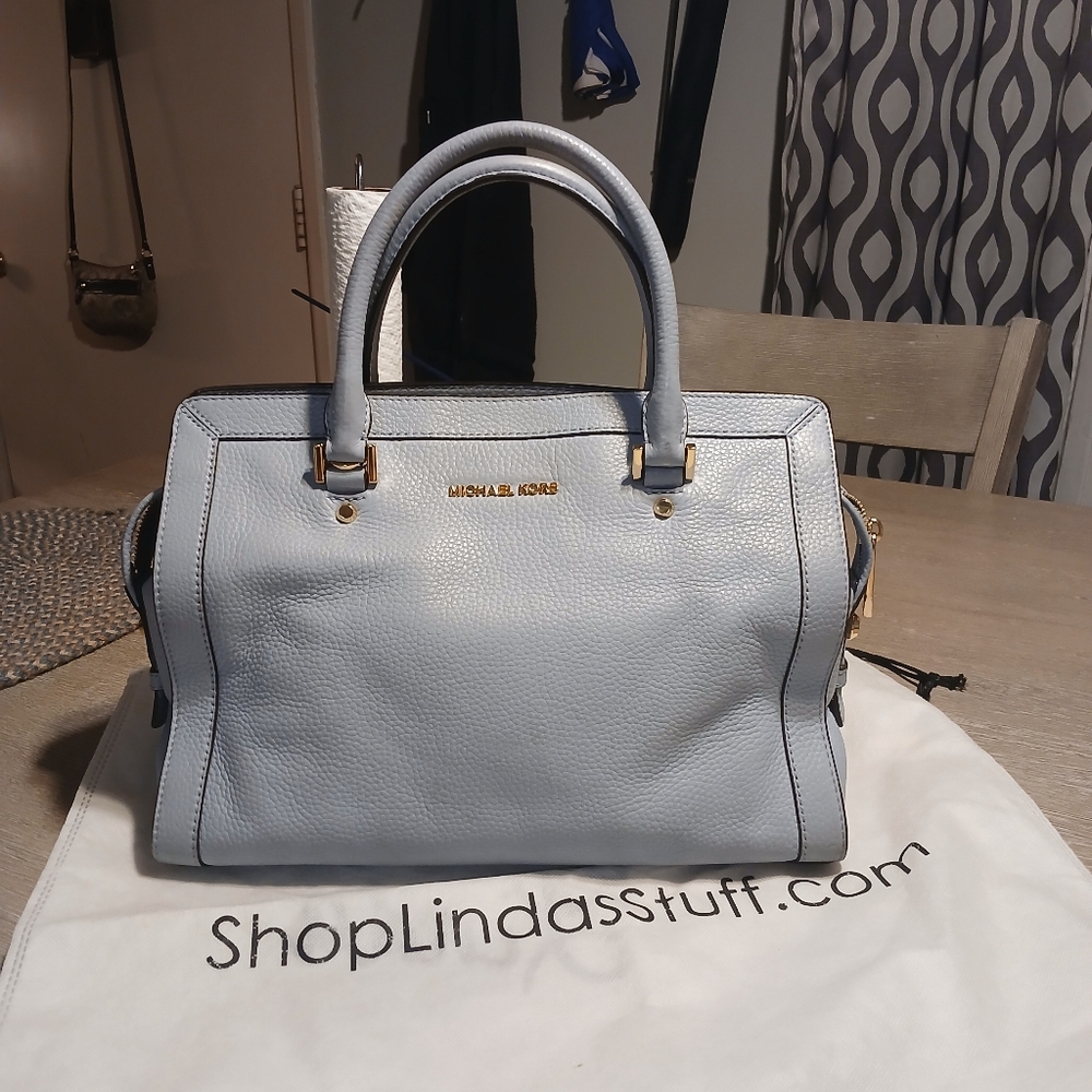 Michael Kors Sky Blue Satchel